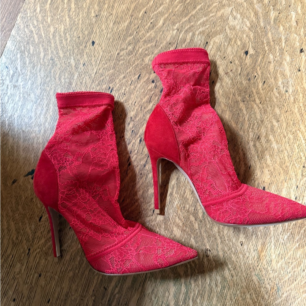 Gianvito Rossi Red Heels Stiletto Shoes